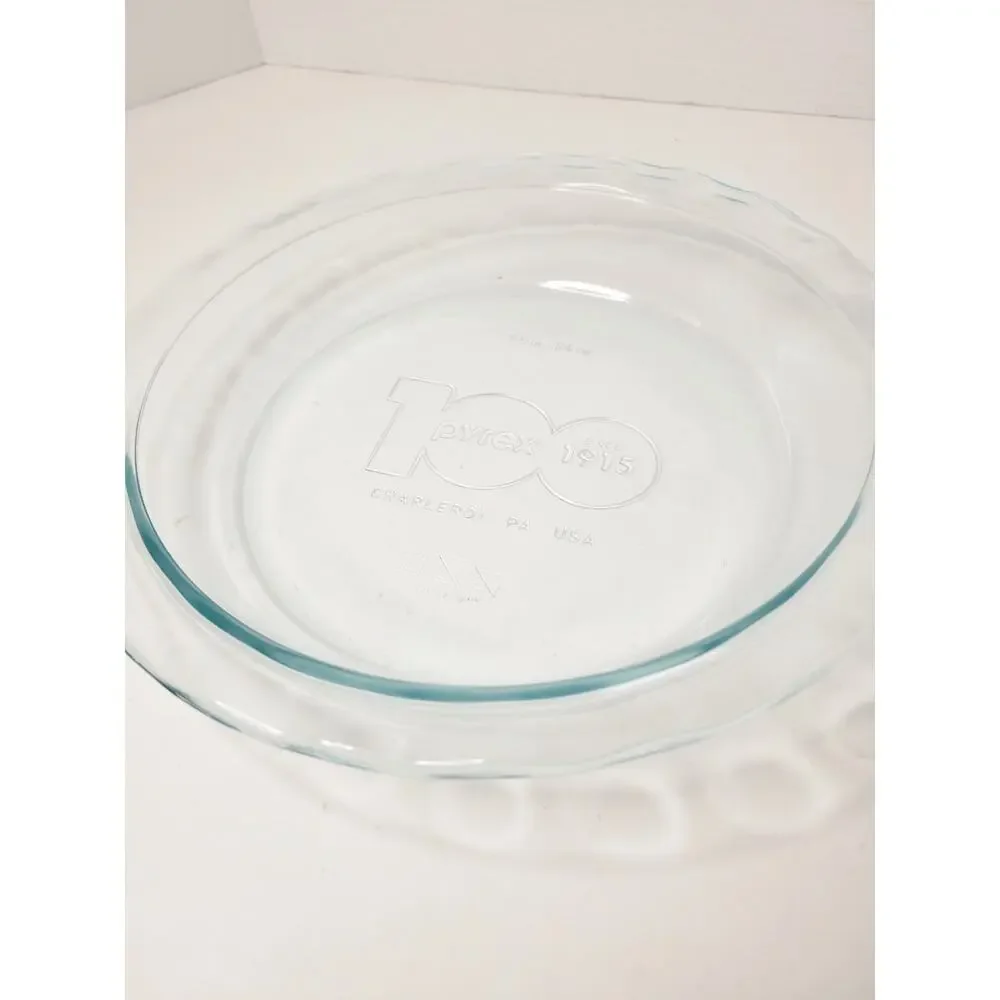 PYREX 100th Anniversary Limited Edition Embossed Pie Plate‎ – 9.5